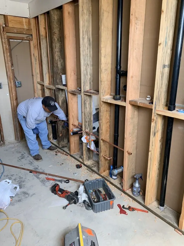 Commercial rough-in plumbing for Trenchless Sewer Repair in Camp Springs